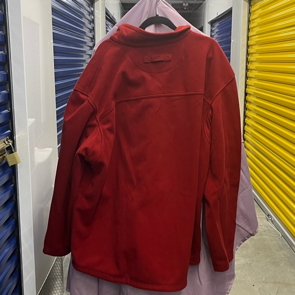 Deluth | Men’s Red Fleece Jacket | size 3XLT - Picture 2 of 3